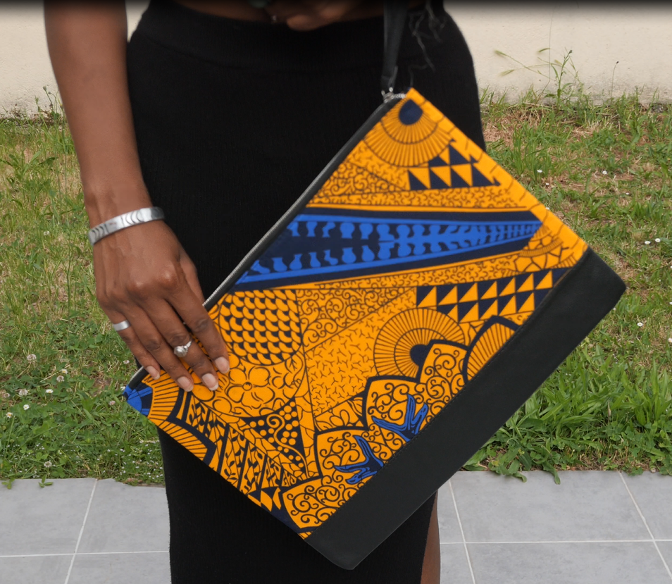 Pochette grand format bi matière