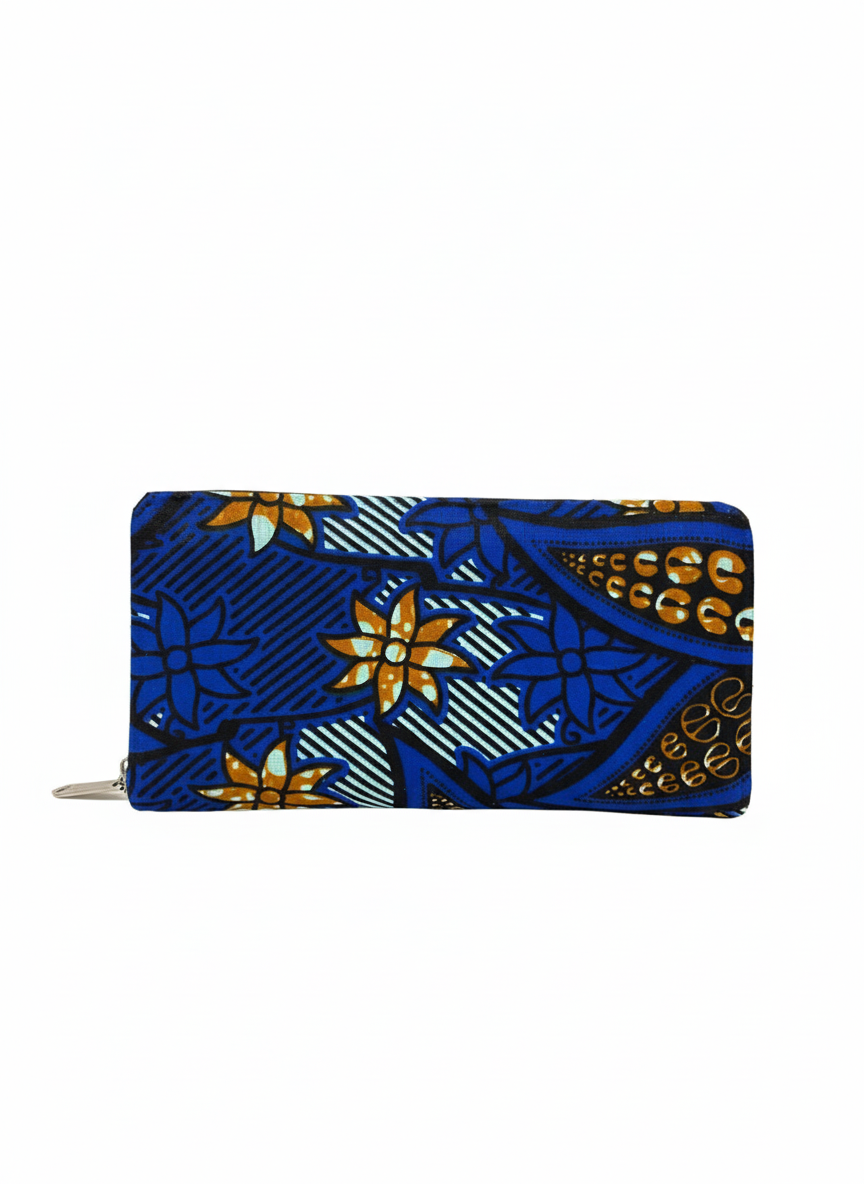 Portefeuille Minimaliste Motifs Wax – Image 4