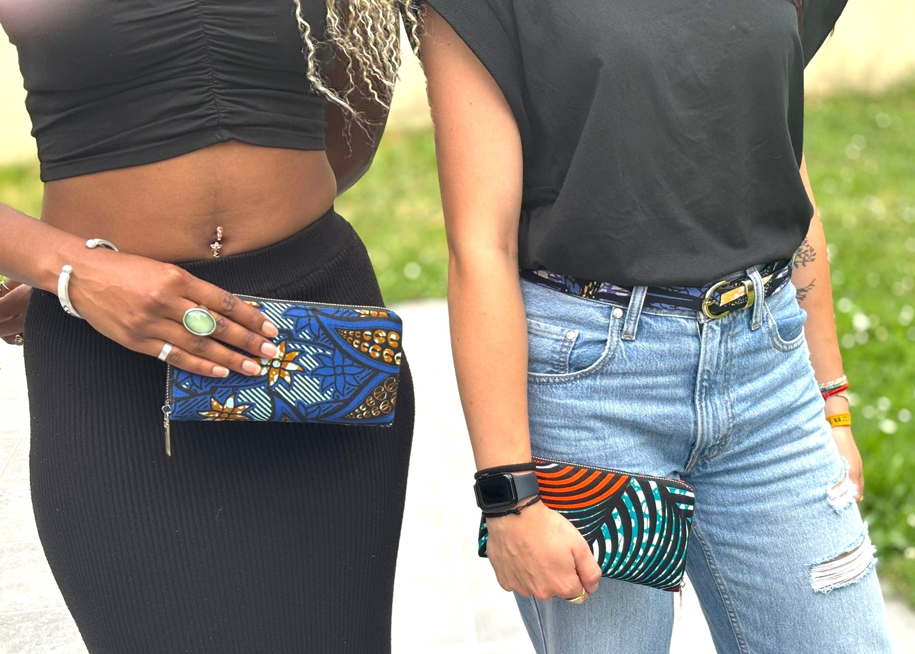 Portefeuille Minimaliste Motifs Wax