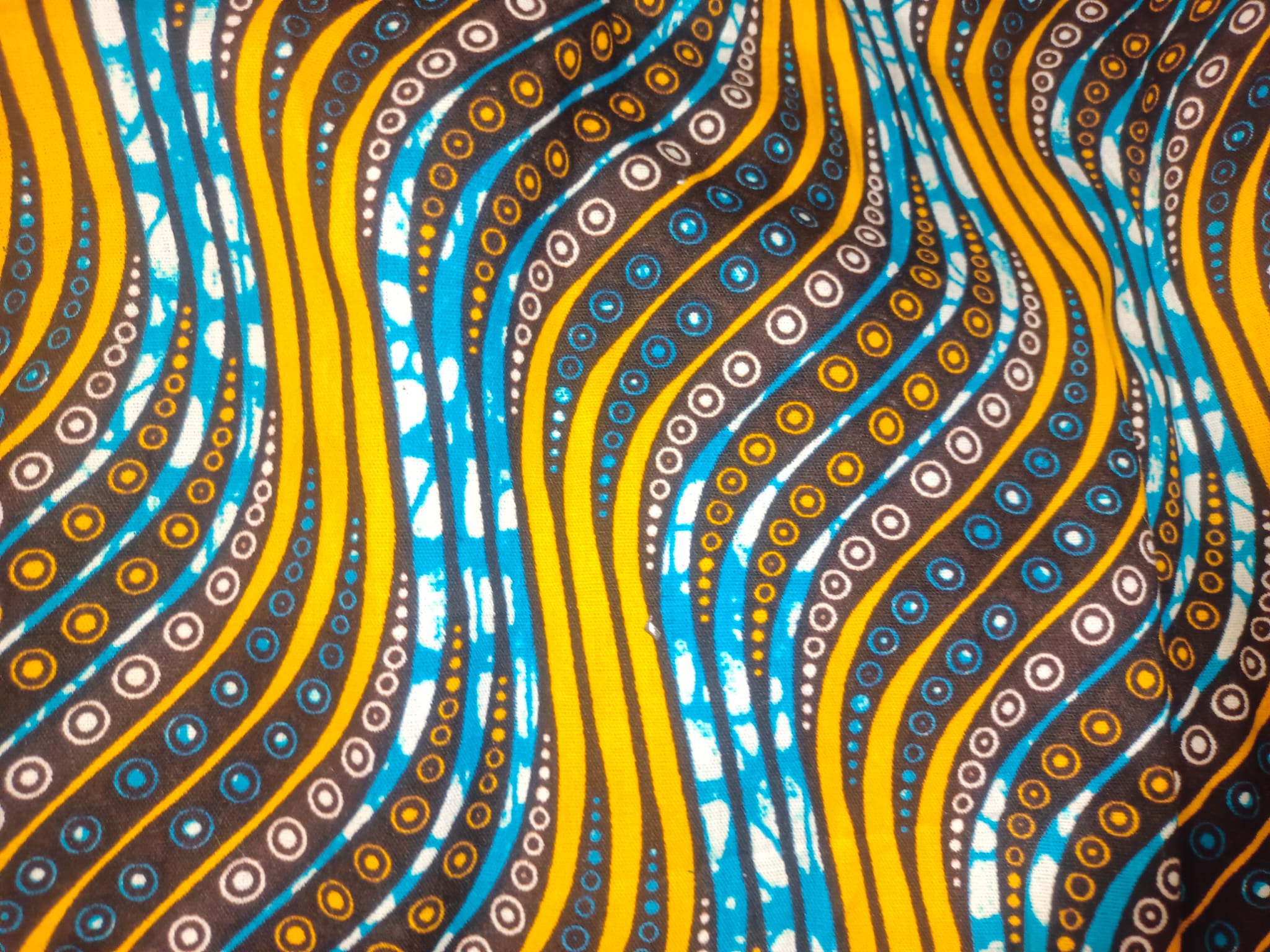 Lanière en Tissu Wax - Pour Téléphone, Badge ou Clés – Image 12