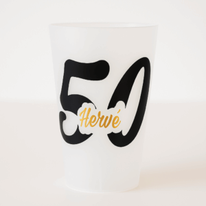 Flocage sur GOBLET Personnalisée - Décoration et Souvenirs Uniques