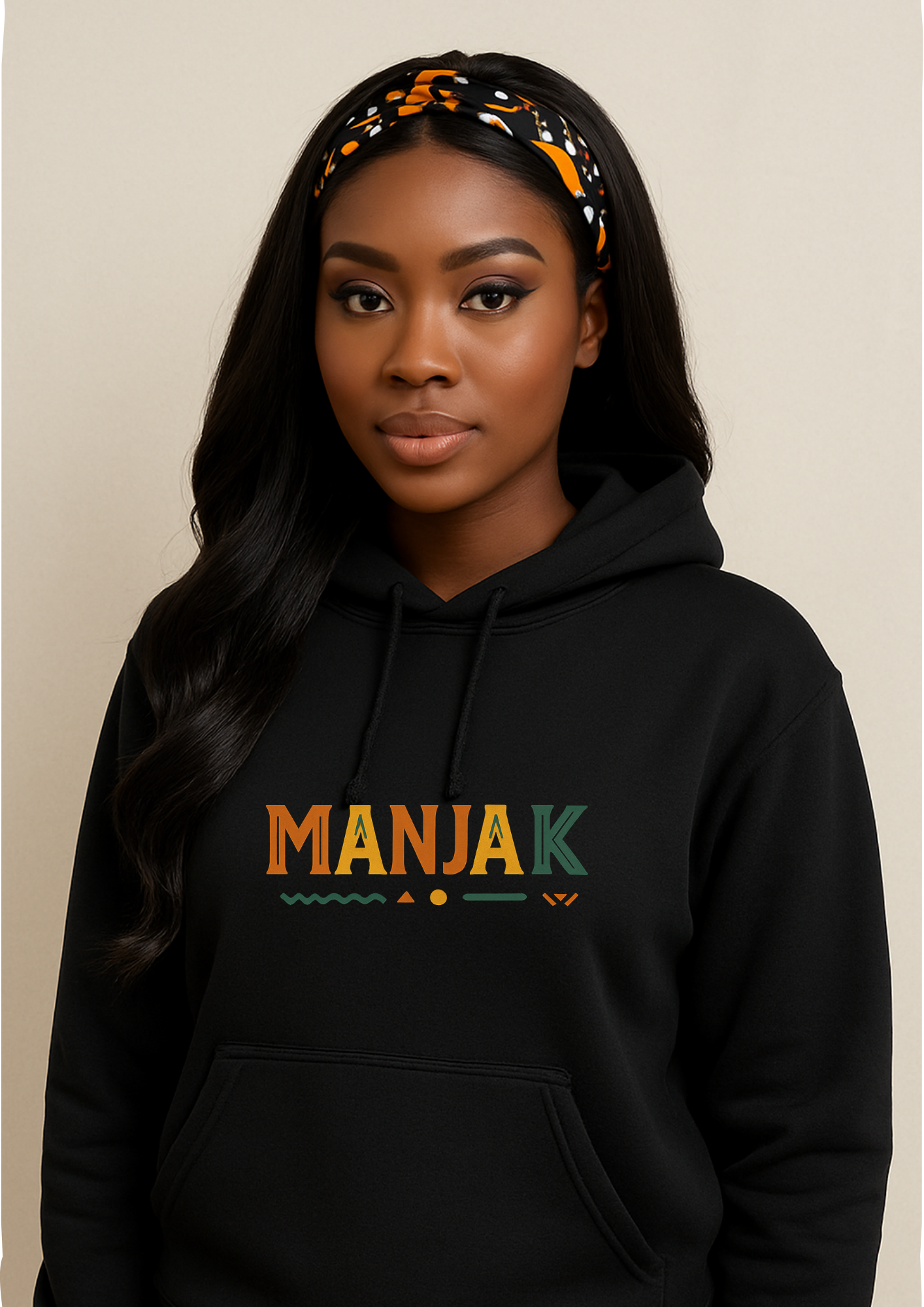 SWEAT CAPUCHE " TRIBAL COLORÉ"