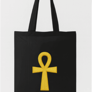 TOTE BAG - CROIX DE ANKH OR