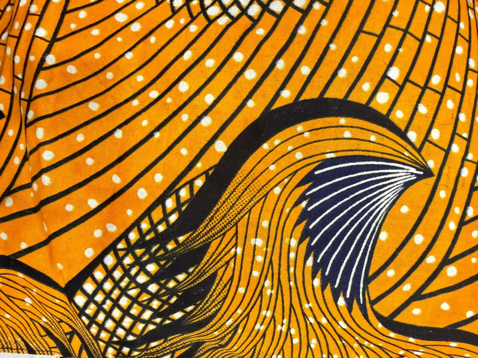 Tote Bag Réversible en Tissu Wax et Uni – Image 7