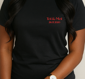 Le Kit duo : T-shirt personnalisé -LOVE