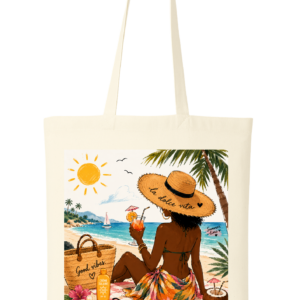 TOTE BAG -SUR LA PLAGE